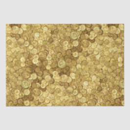 Alte Goldmünzersammlung Seidenpapier