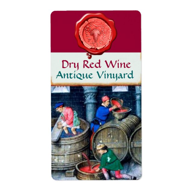 ALTE GRAPE VINEYARD RED WINE BARRELS WAX SIEGEL (Vorne)