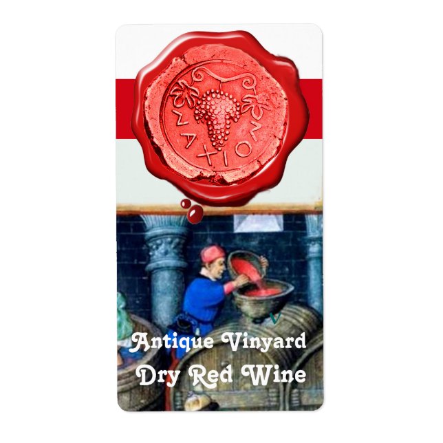 ALTE GRAPE VINEYARD RED WINE BARRELS WAX SIEGEL (Vorne)