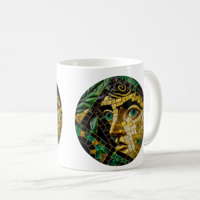 Alte griechische Mystery Classic Tasse, 11 oz Kaffeetasse (VorderseiteRechts)