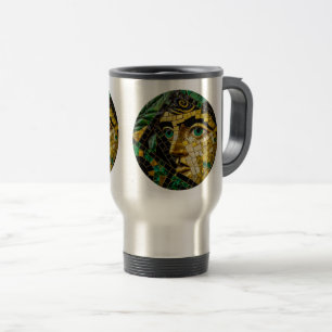 Alte griechische Mystery Travel/Tasse, 15 oz Reisebecher