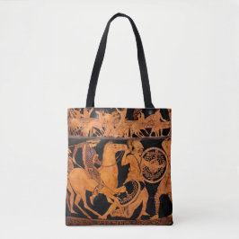 Alte griechische Rot-Abbildung Klassische Vase Art Tasche