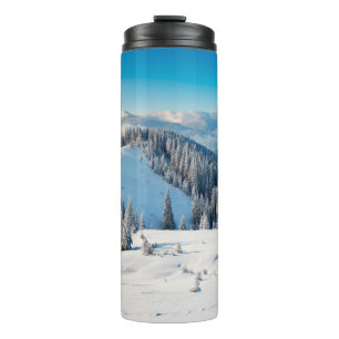 Alte grunge Holzstruktur oder Hintergrund mit Term Thermosbecher