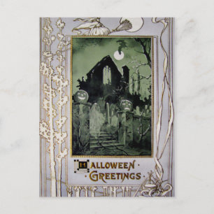 Alte Halloween-Postkarte Postkarte