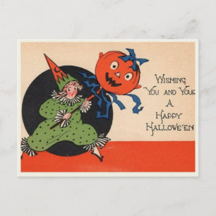 Alte Halloween-Postkarte Postkarte