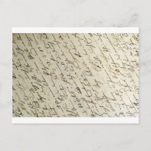 Alte Handschrift Postkarte
