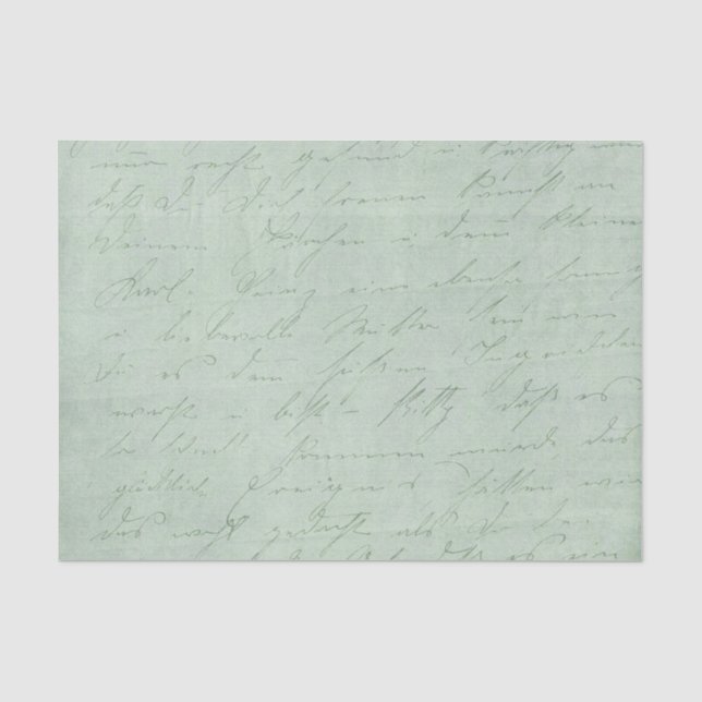 Alte Handschrifts-Liebebuchstaben verblaßten Seidenpapier (Vorderseite)
