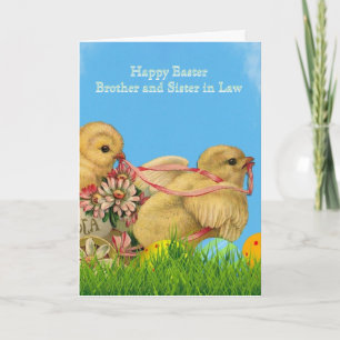 Alte Happy Easter Bruder Schwägerin Karte