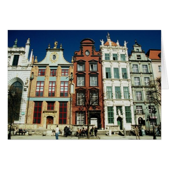 Alte Häuser in Gdansk Karte