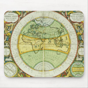Alte Hemisphären der Welt, überziehen 94 von 'T Mousepad