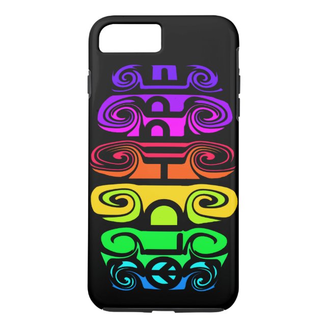 ALTE HIPPIE-Telefonfälle Case-Mate iPhone Hülle (Rückseite)