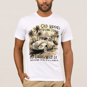 Alte Hippies für Harris/Walz T-Shirt
