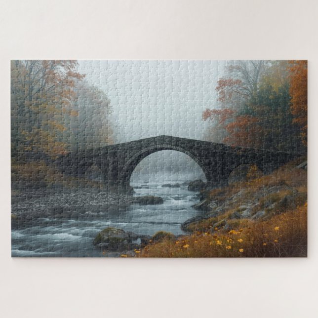 Alte Hochland-Steinbrücke Puzzle (Horizontal)