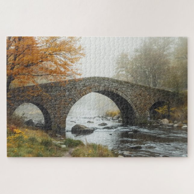 Alte Hochland-Steinbrücke Puzzle (Horizontal)