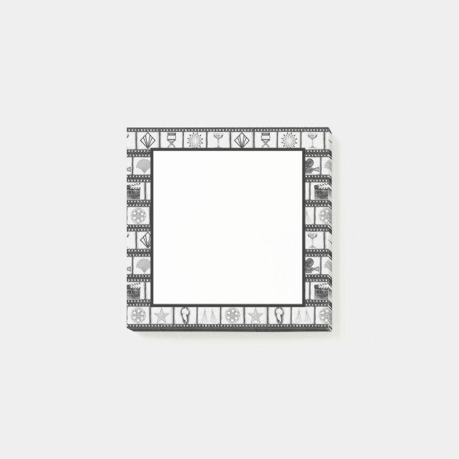 Alte Hollywood-Filmnotizen Post-it Klebezettel (Vorderseite)