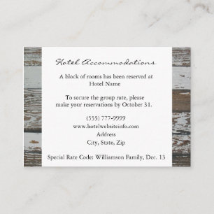 Alte hölzerne begleitkarte