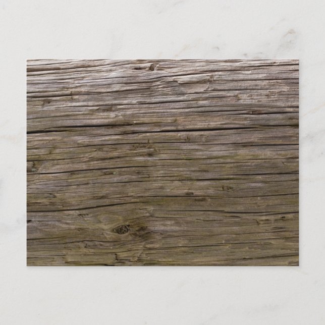 Alte Holzmaserung Postkarte (Vorderseite)