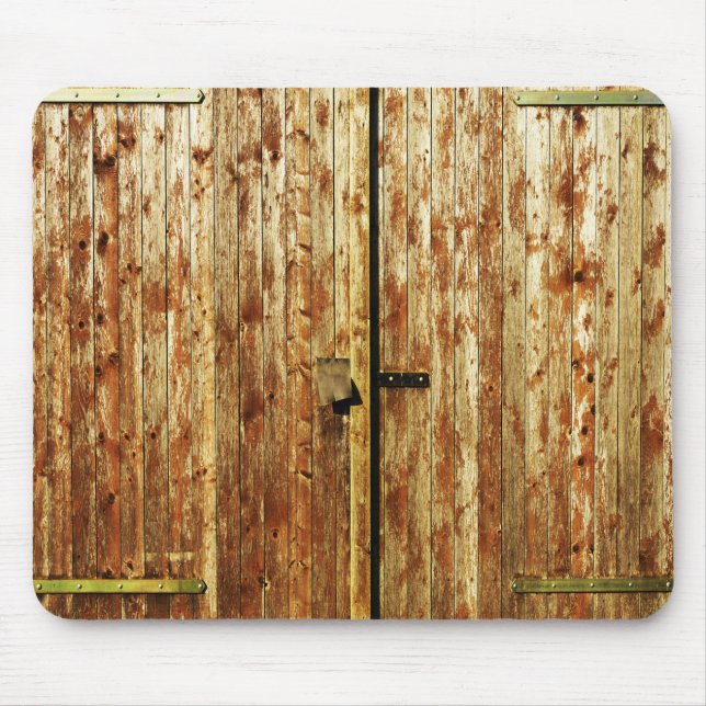 Alte Holztüren Mousepad (Vorne)