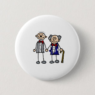 Alte homosexuelle Paare Button