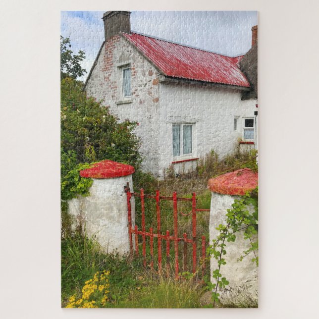 Alte Hütte Carne Wexford Irland. Jigsaw Puzzle (Vertikal)