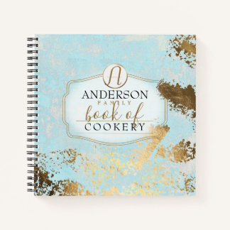 Alte Imitate Goldflake personalisiertes Kochbuch Notizbuch