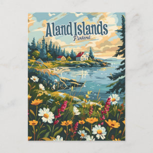 Alte Inseln Finnland Åland Inseln Postkarte