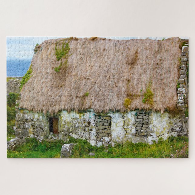 Alte irische Hütte Galway Irland. (Horizontal)