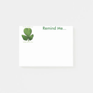 Alte irische Redewendungen. Memo Notes Post-it Klebezettel