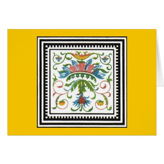 Alte italienische Verzierung (Vorderseite (Horizontal))