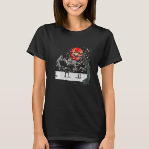 Alte japanische Grafik Vintage japanische Kirsche  T-Shirt