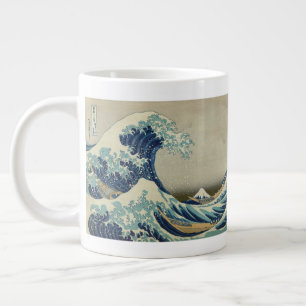 Alte japanische Kunst, Die große Welle von Hokusai Jumbo-Tasse