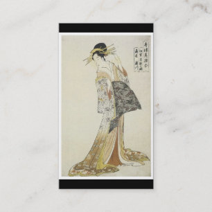 Alte japanische Kunst-Visitenkarte Visitenkarte