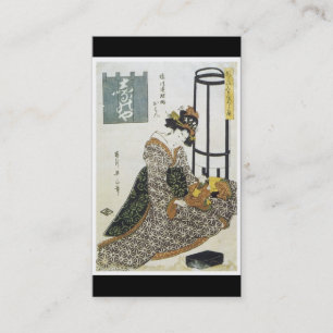 Alte japanische Kunst-Visitenkarte Visitenkarte