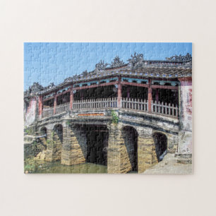 Alte japanische überdachte Brücke in Hoi An - Viet