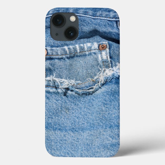 Alte Jeans Case-Mate iPhone Hülle (Rückseite)
