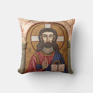 Alte Jesus-Mosaik Kissen