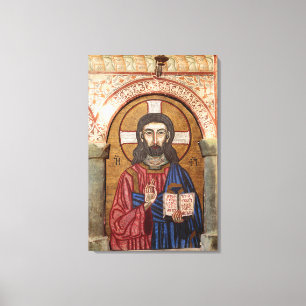 Alte Jesus-Mosaik Leinwanddruck