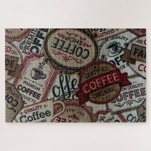 Alte Kaffeetiketts (Horizontal)