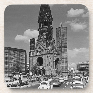Alte Kaiser-Wilhelm-Gedächtniskirche in Berlin Getränkeuntersetzer