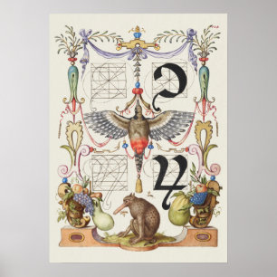 Alte Kalligrafie Poster