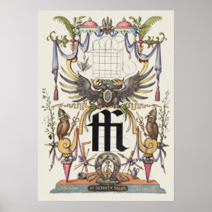 Alte Kalligrafie Poster