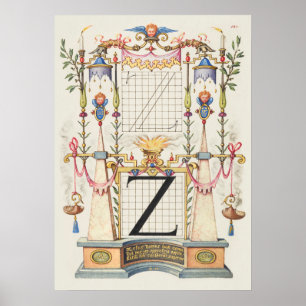 Alte Kalligrafie Poster