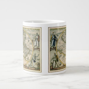 Alte Karte, 1596, America Sive Novus Orbis Jumbo-Tasse