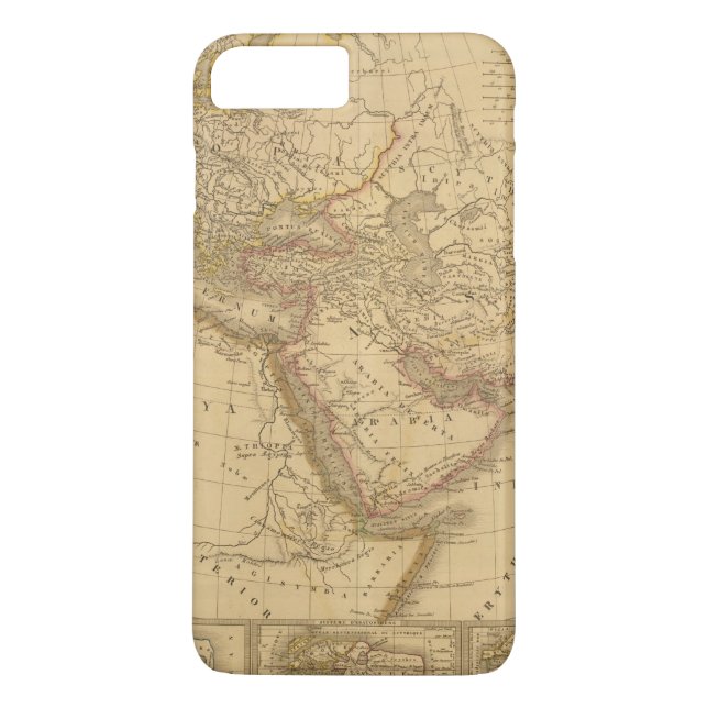 Alte Karte Case-Mate iPhone Hülle (Rückseite)