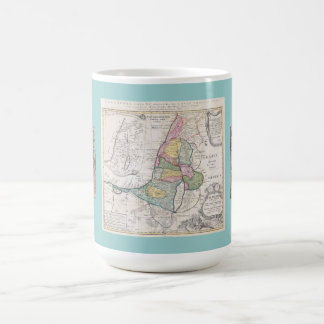 Alte Karte der Israel- und Synagoge-Mosaik-Tasse Kaffeetasse