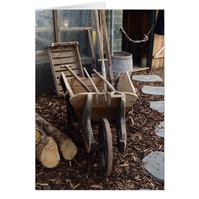 Alte Karte der Schubkarre 1940 (Vorne)