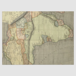 Alte Karte Serie 1 Design 13 Seidenpapier