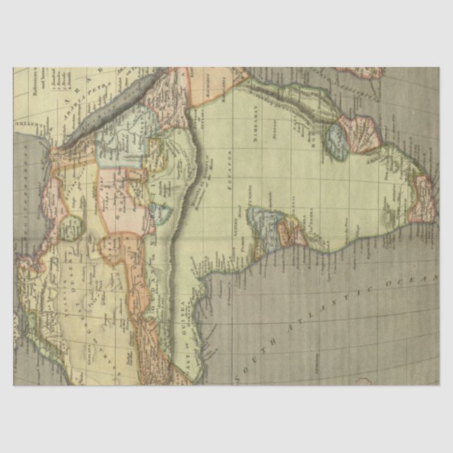 Alte Karte Serie 1 Design 13 Seidenpapier (Vorderseite)