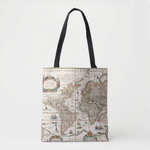 alte Karte Tasche