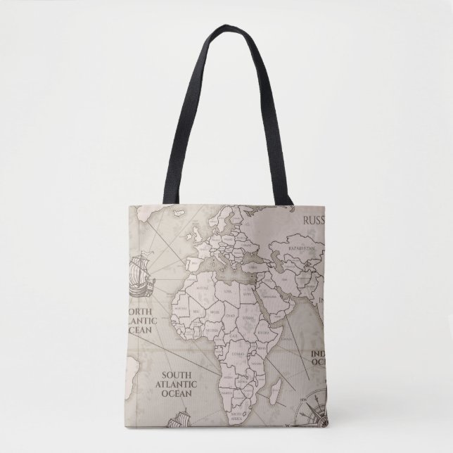 alte Karte Tasche (Vorderseite)